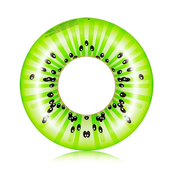 Newthinking Swim Rings for Kids Adults, Inflatable Pool Float Fruits Swimming Pool Float Tube Round Shaped Swimming Tube Water Fun Beach Pool Toys for Summer Party (Mixed fruit)