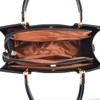 Queen-b Leather Bag, 2-Way Croco Embossed Stylish, Elegant, Women's Tote