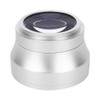 0.45X Silver Optical Glass Camera Wide Angle Magnification Additional Lens