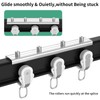 YLNANMI Flexible Bendable Aluminum Curtain Track Ceiling or Wall Mount
