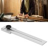 Hole Scribing Ruler 0200mm Woodworking Scribe CrossedOut Tool Carpentry Marker