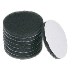 sourcing map 8pcs Drill Power Brush 4 Inch Tile Scrubber Scouring Pads 1500 Grit for Bathroom Kitchen Household Cleaning