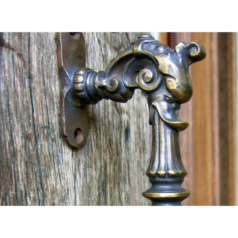 Antikas – Handle, Door Handle In Wilhelminian style, Fabel, Iron