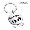 CHOORO Grandma/Grandpa of Twins Keychain New Twins Jewelry Grandparents of