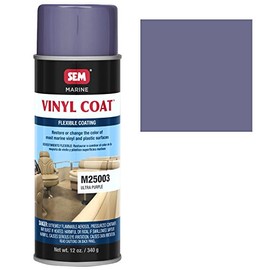 Sem M25003 Marine Ultra Purple Vinyl Coat Vinyl And Plastic Repair Coating For Marine Vinyl