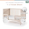 Pizuna 100% Cotton Fitted Cot Sheets White, 400 Thread Count