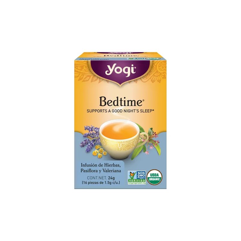 Yogi Té Hierbas, Pasiflora Y Valeriana 16 Sobres 32g
