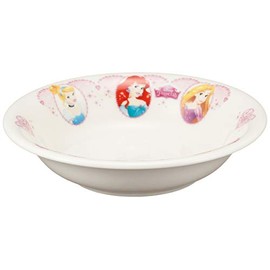 新 ディズニー プリンセス フルーツ皿(深 皿) ホワイト 直径 15cm 子供用 食器 114114