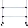 GYMAX Ballet Barre, Portable Pilates Barre Freestanding with Double Dance