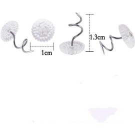 Twist Pins with Clear Heads for Sofa Pack of 100 Clear Heads Twist Pins Plastic Head Upholstery Pin for Slipcovers and Duvets