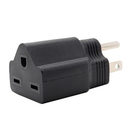 120V to 220-240V Plug Adapter Household Plug Adapter, 5-15P to 6-15R