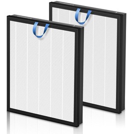 Vital 200S Replacement Filter for LEVOIT Vital 200S and Vital 200S-P Air Purifier, High-Efficiency Activated Carbon Filter, Vital 200S-RF, 2 Pack, White