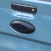 carpart2021 Matte Black Front & Rear Emblem Logo Ring trim