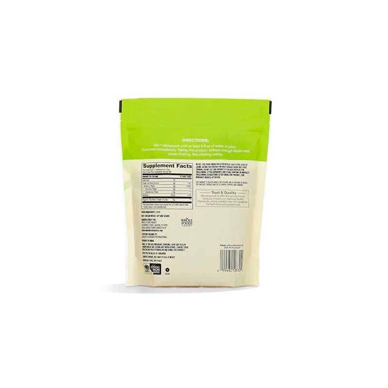 365 by Whole Foods Market, Psyllium Husk Organic, 12 Ounce