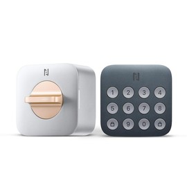 Anona Holo Wi-Fi Smart Lock with Keypad, Keyless Entry Deadbolt Door Lock with App Remote Control, Auto-Lock & Anomaly Detection - Color: Silver Lock with Keypad