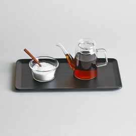 KINTO 22256 Placemat, 8.7 x 4.7 inches (220 x 120 mm), Willow Black, Wood