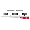 Hermex COR-80Q, Candado antipalanca, cuerpo de latón blindado de 80mm,