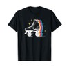 Pattinaggio a rotelle colorato Derby Skate Roller Skater Tra Maglietta