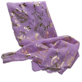 Biblical World My Beloved Scripture Scarf For Woman, 100% Polyester 20 x 60 inches (Lilac)