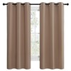 NICETOWN Short Window Treatment Thermal Insulated Solid Grommet Blackout Curtains/Drapes