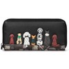 Yoshi Bark to Bark Large Zip Round Leather Purse for