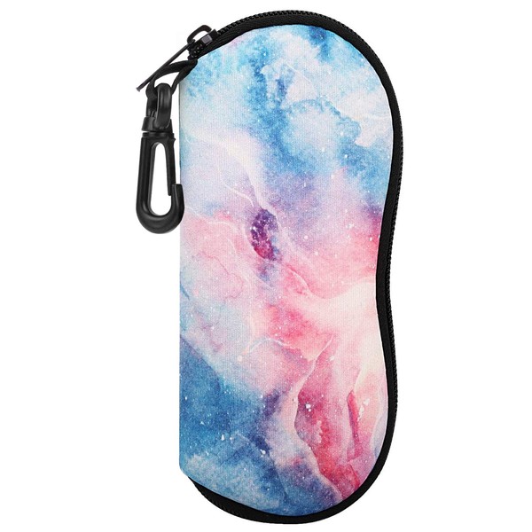 MoKo Sunglasses Soft Case, [Ultra Lightweight] Neoprene Zippered Eyeglass Storage