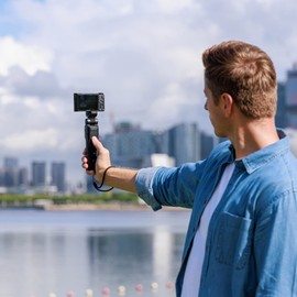 JJC Shooting Grip w/Wireless Remote Commander Replace Sony GP-VPT2BT Handgrip for Sony a7 IV ZV-E10 ZV-1 ZV-1F a9 III A9II A7C II, A7C R, A7SIII A7RIII A7RIV a7R V a6600 a6400 RX100VII Camera