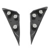 2Pcs Left And Right Rear View Mirror Triangle Plate 86190