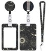 Lanyard with Card Holder, Retractable ID Card Holder, Extendable Reel