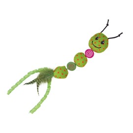 Nobby Plush Worm with Catnip, Green, 24 cm, Pack of 1