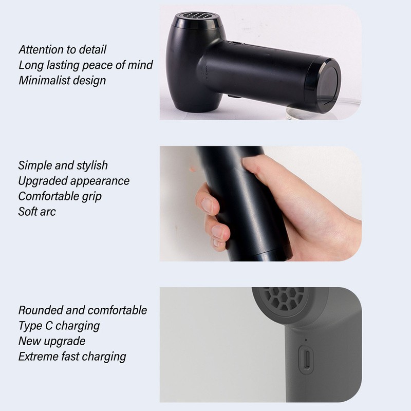 130000RPM Mini Charge Electric Air Duster USB Computer Dust Blower