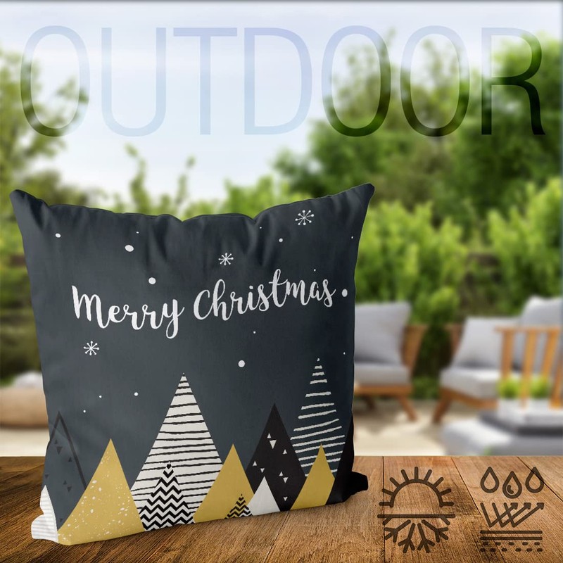 VOID Merry Christmas Forest Cushion Cover Sofa Cushion Decorative Christmas
