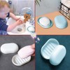 Four Plastic soap Dishes, Covered soap Dishes, Bathroom soap Stand.