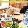 GZkushi 2 pieces egg timer for cooking, reusable timer egg