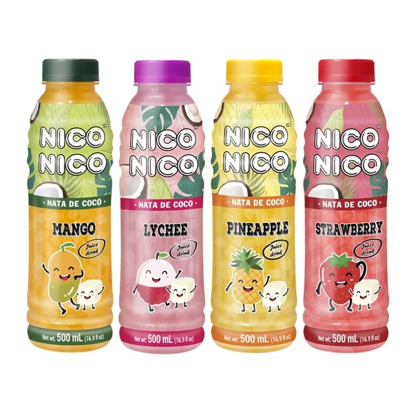 NICONICO COCONUT GEL JUICE DRINK-VARIETY PACK [16.9 fl oz, Pack