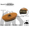 GBS Beard Brush with Boar Bristles - Grooming Kit for