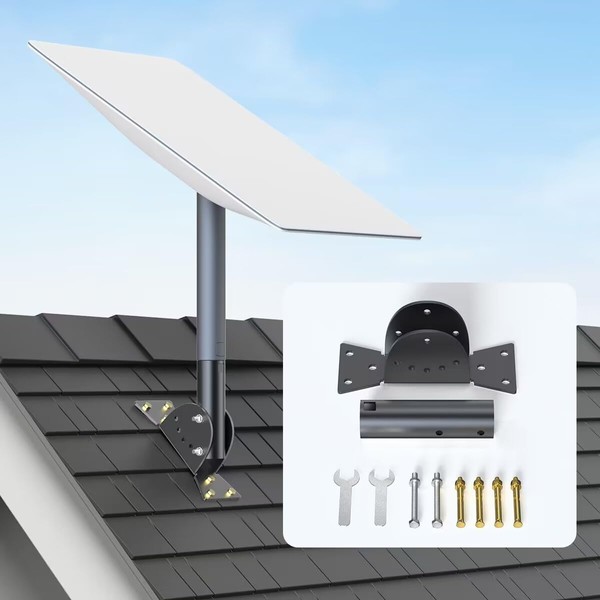 Starlink Short Wall Mount,Starlink Pole Mount,Starlink Roof Wall Mounting kit,Adjustable