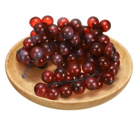 uxcell Bamboo Serving Tray, 5 x 5 Inch Round Wooden Trays Portable Serving Platters for Food Fruit, Snacks, Bread, Vanity, Weddings, Picnics, Khaki