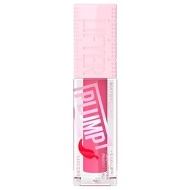 Maybelline Gloss rellenador de labios, Lifter Plump, tono Pink Sting 003, 5.4 ml - Brillo labial voluminizador, volumen instantáneo y duradero, fórmula picante