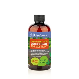 Gardenera Plant Growth Superfood for Jade Plant with 18 Essential Vitamins & Minerals - Organic Plant Food Fertilizer - Micro-Fungi and Bio-Organisms for Jade Plant Care & Growth Enhancement - 8oz
