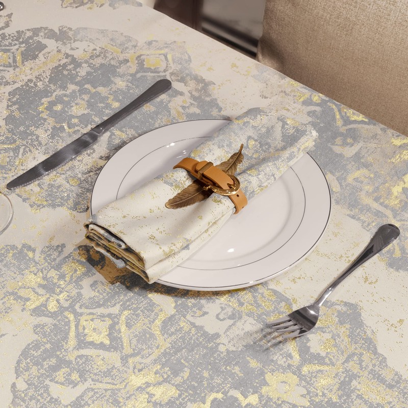 TOPLUXE Cloth Napkins Set of 4, Napkins Reusable 45x45cm, Dining