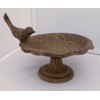 Cast Iron Floral Bowl Bird Feeder Soap Dish