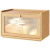 kiplant Large Bread Box for Kitchen Counter, Bamboo Bread Storage
