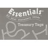Whitecroft Essentials 27151/10 25 mm Metal Ended Treasury Tags -