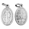 Aluminum Miraculous Medals - Pack of 10 (24mm, Silver)