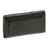 Ladies Wallet DOLPHIN, Genuine Leather, black - ''LEAS Ladies-Collection''