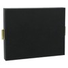 HofferRuffer Extra Large Serving Tray with Handles, Elegant Faux Leather