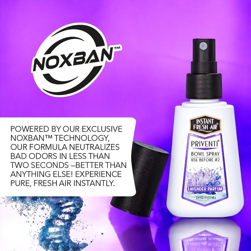 Priventi Premium Toilet Bowl Spray • #2 Odor Block •