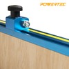 POWERTEC 71131 Aluminum Double T-Track Fence Cap Kit, Right to