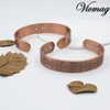 Vicmag 2PCS Copper Magnetic Bracelet for Men Ultra Strength Magnets